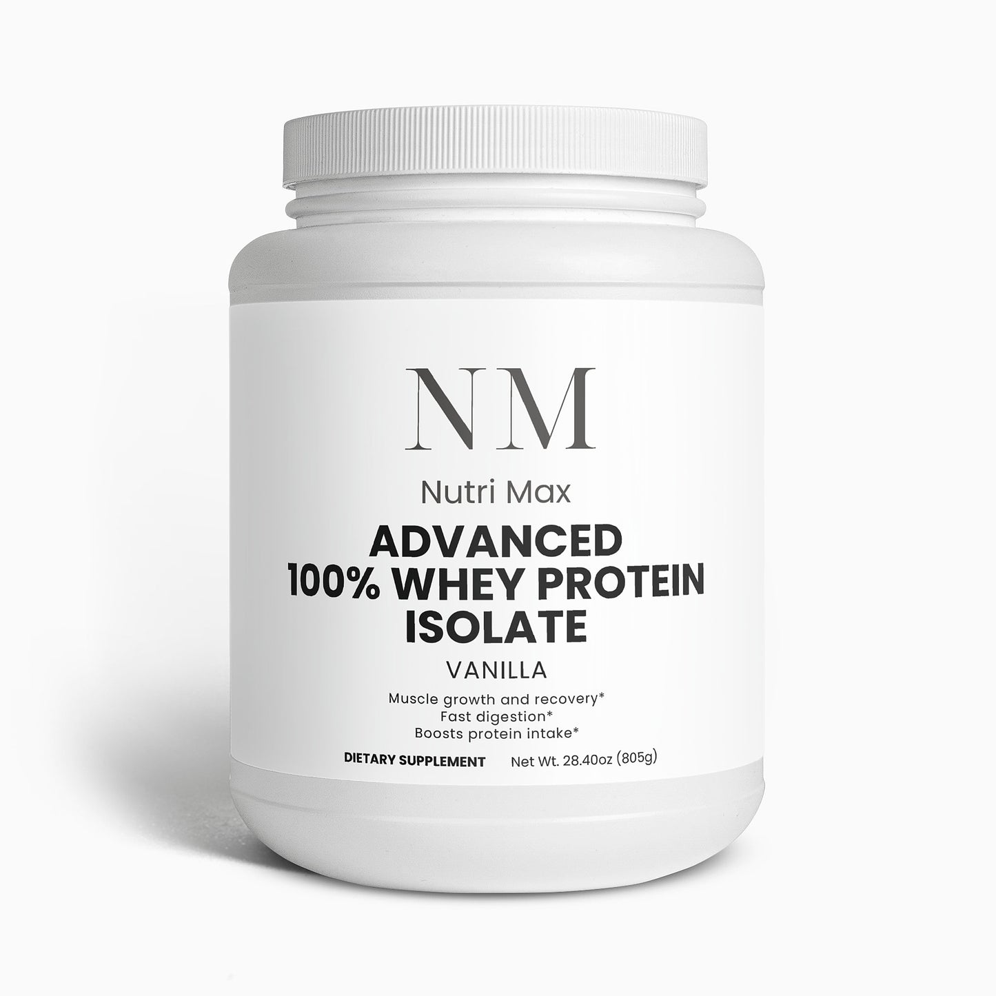 Advanced 100% Whey Protein Isolate (Vanilla)
